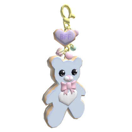 Kawaii Bear Keychain