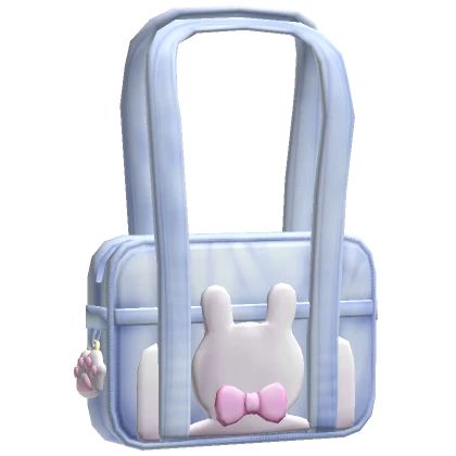 ♡ blue kawaii bunny school bag