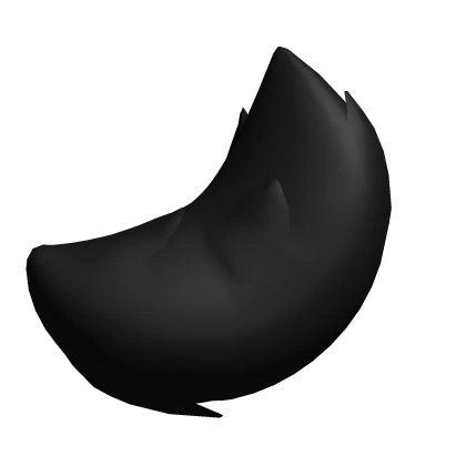 Black Fluffy Rabbit Bunny Tail