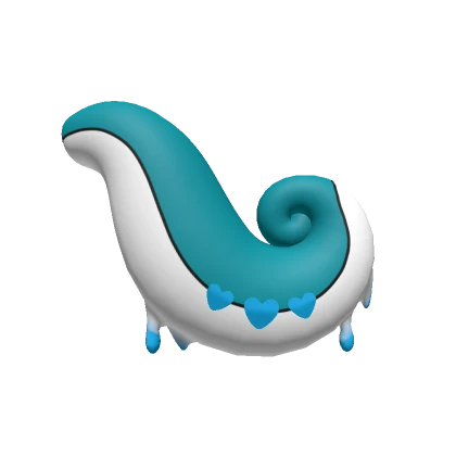 Teal Slug Beast Tail