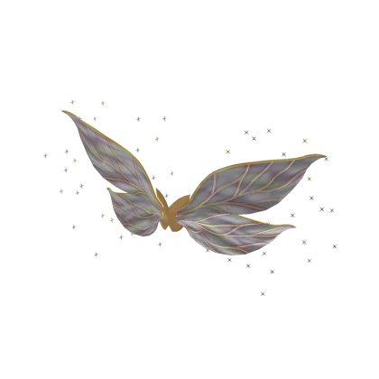 Gold Cute Fairy Shimmer Wings