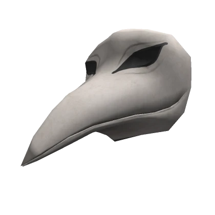 White SCP 049 plague doctor bird mask