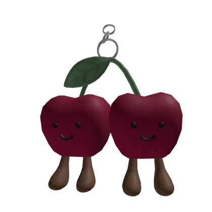 ♡ jellycat cherries keychain