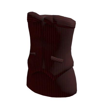 Deep Red Formal Stylish High Fashion Suit Dress