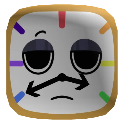 Clock Head Mask Face