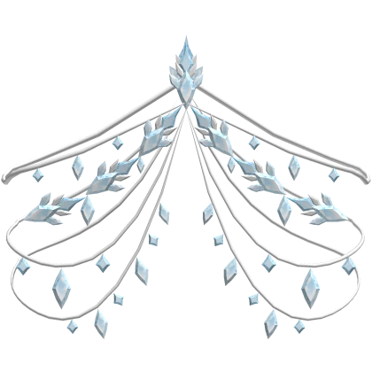 Ice Crystal Whisper Chain - blue