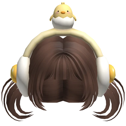 Fried Egg Headphones Pigtails 🍳