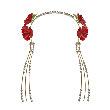 Fairy Flower Headpiece (Red)