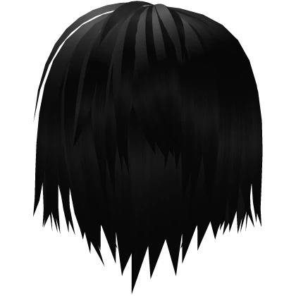 Black Emo Vkei Hair