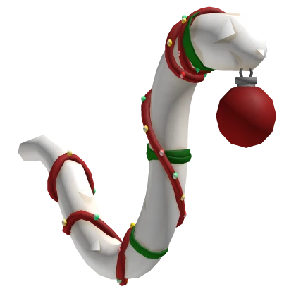 Christmas Fluffy Tail with Ornaments