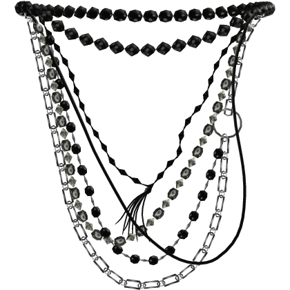 Archival Gaian Silver Bead Necklace Set