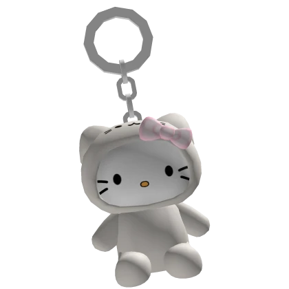 ☆ Cute Pink Kawaii Pusheen Hello Kitty Keychain