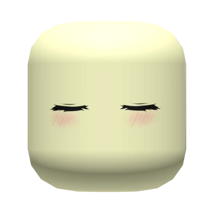 Sleepy Anime Blush Mask