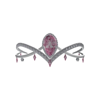 Graceful Pink Diamond Tiara