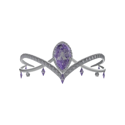 Graceful Purple Diamond Tiara