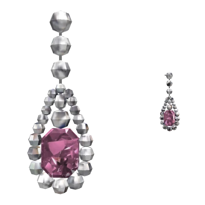 Fancy Pink Diamond Earrings