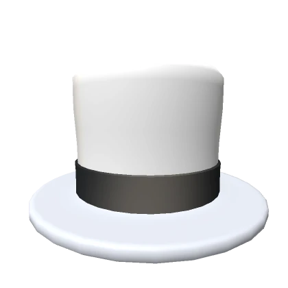 White and Black Top Hat