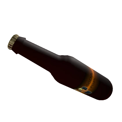 (R6 Holdable) Glass Bottle of Soda [Left]