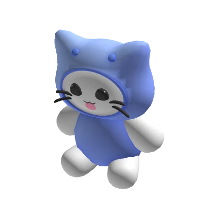 🐻 Blue Cat Plushie