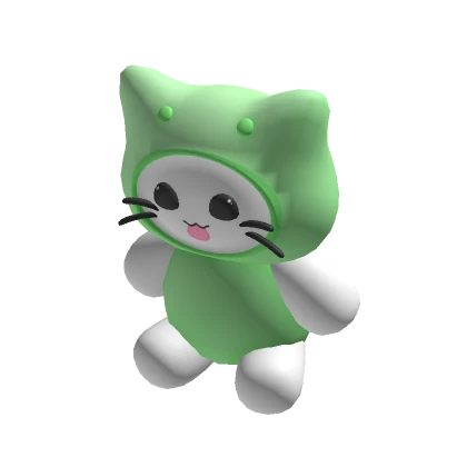 🐻 Green Cat Plushie