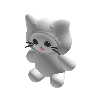 🐻 White Cat Plushie