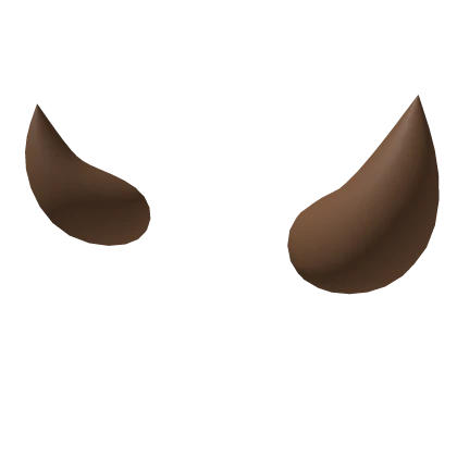 Brown Oni Demon Horns