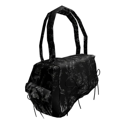 Black Duffle Bag w/ Bows V2