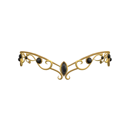 Ethereal Grace Tiara gold/black