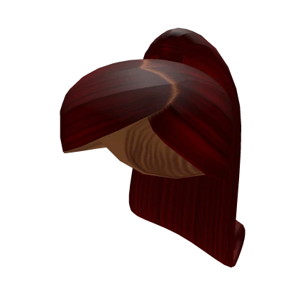 Doll Heart Swoop PonyTail In Red
