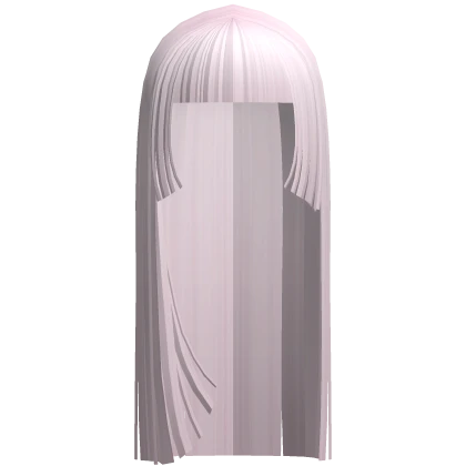 ☆ goth y2k emo vampire hime cut light pink