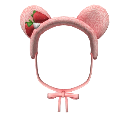 Strawberry Bear Headband