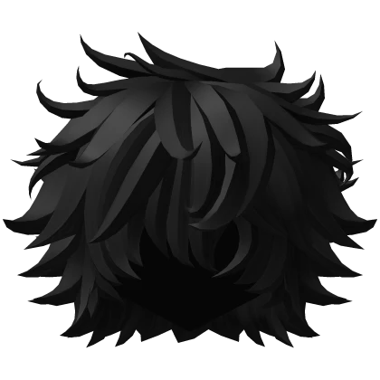 Rich Black Crazy Messy Hair