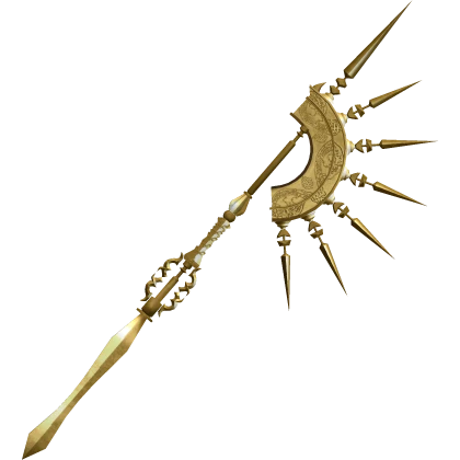 Gaian Gold Temprit Temple Guardian Spear
