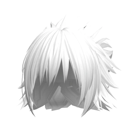 Spiky Anime Hair in White