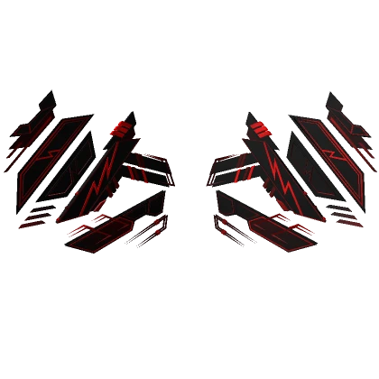 Cyber Space Wings (Metallic Red)