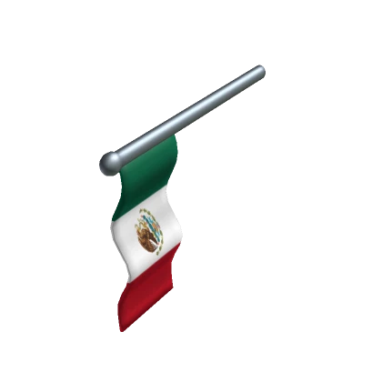 Holdable Mexico Flag