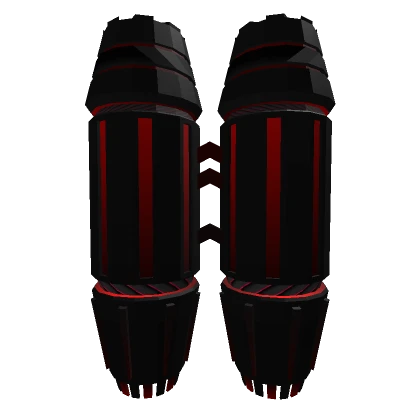 Dual Rocket Engine Back (Mettalic Red)