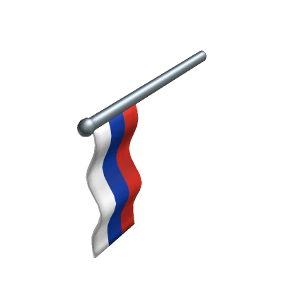 Holdable Russia Flag