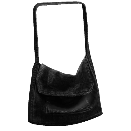 Denim Tote Bag Black