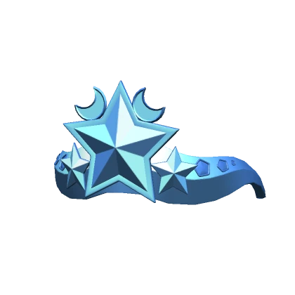 Sky Blue Stardust Delight Crown