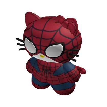 Holdable Spiderman Kitty Plushie