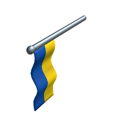 Holdable Ukraine Flag