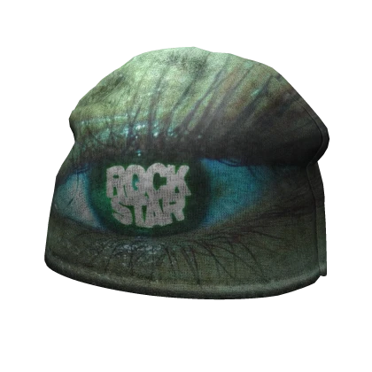 Emo Rock Star Eye Beanie