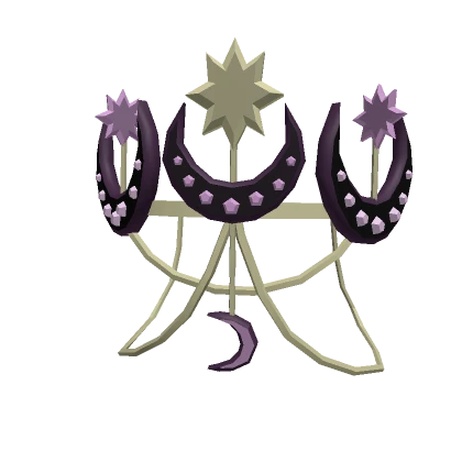 Crescent Halloween Witch Crown