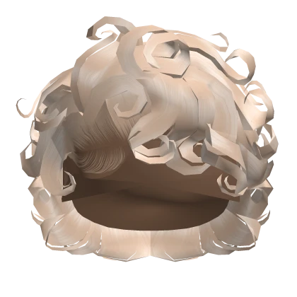 ☆ | Platinum Curly Bixie Cut