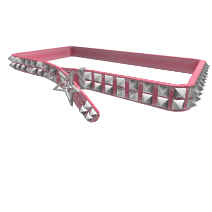 Y2K Pink Spiked Star Belt 1.0