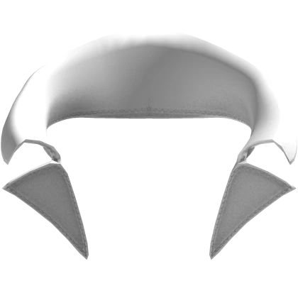 White Big Crooked Collar