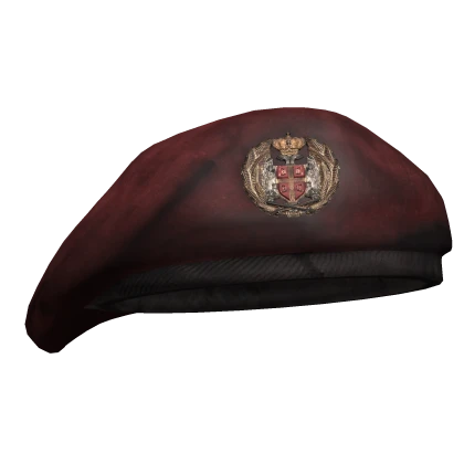 Red Military Beret - Serbian