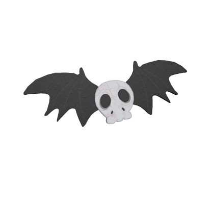 Grunge Skull Bat Hairclip