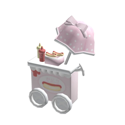 ♡ kawaii pink hot dog stand